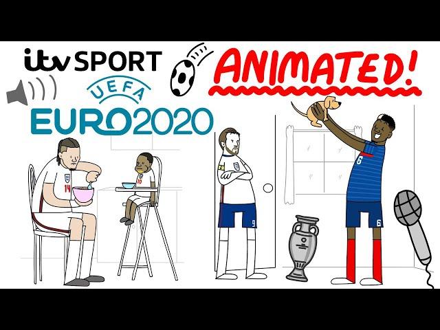 Euro 2020 Cartoon Commentary | ITV Sport