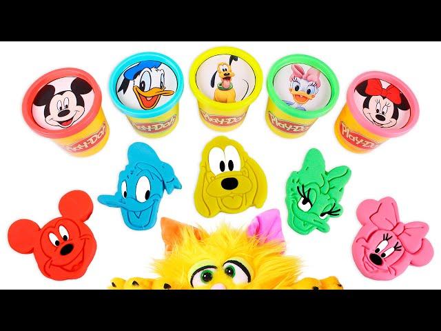 DIY  Mickey Mouse with Play Doh  Videos For Kids