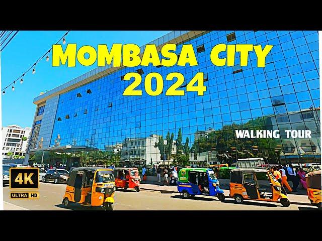 Mombasa's renowned landmarks In 4K - 60fps Walking Tour UHD