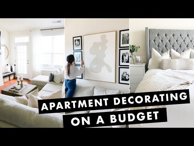 APARTMENT DECORATING ON A BUDGET | Making Cheap Apartment Decor Look Expensive