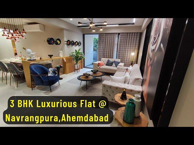 3 BHK Luxury Flat | Premium Interior Furniture | Flat 4 Sale @ Navrangpura Ahmedabad | Ready To Move