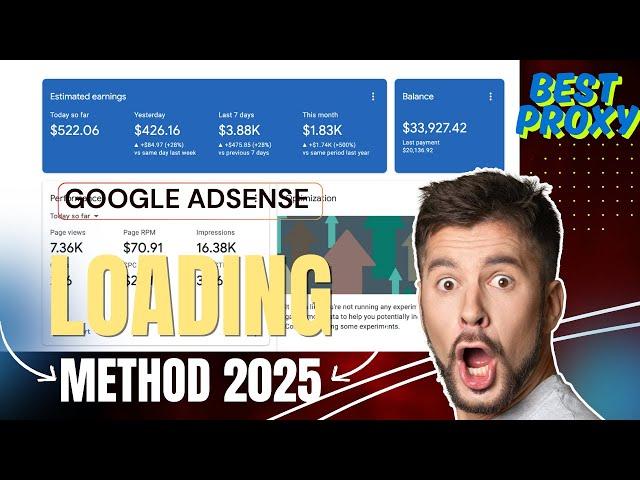 How to MAKE MONEY with Google AdSense (Best Proxies for  Adsense loading)