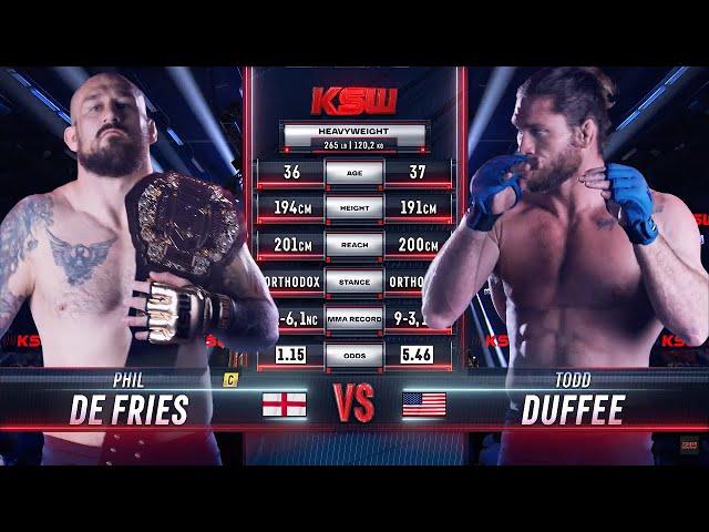 KSW Free Fight: Phil De Fries vs. Todd Duffee