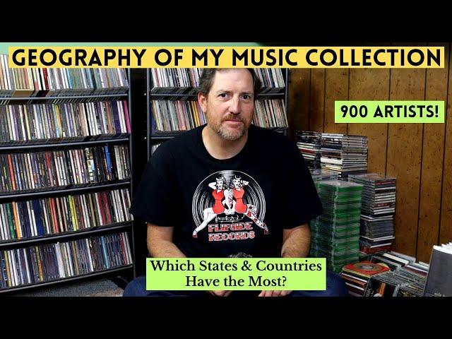 Geography of My Music Collection. What States & Countries Have the Most Artists?