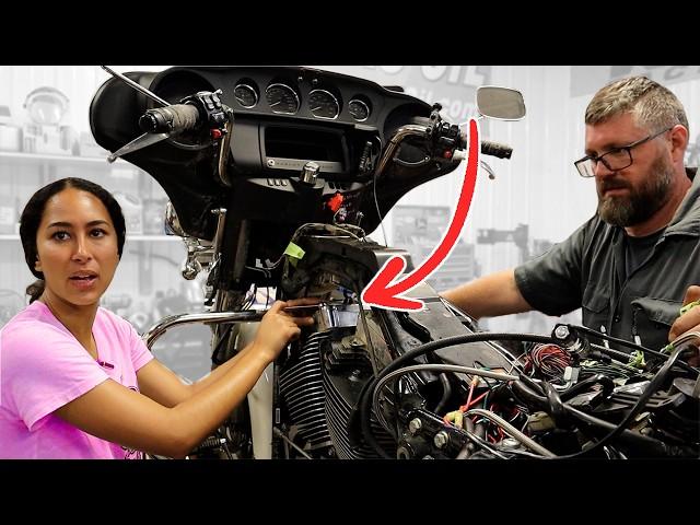 Can I Teach This Girl To Fix A Harley Motorcycle Without Breaking It?