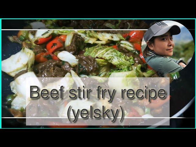 Beef Stir Fry Recipe ala yelsky