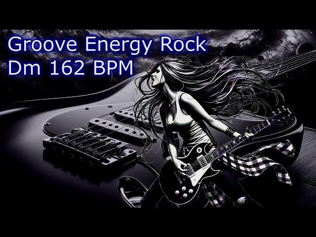 Groove Energy Rock / Backing Tracks / Dm / 162 BPM