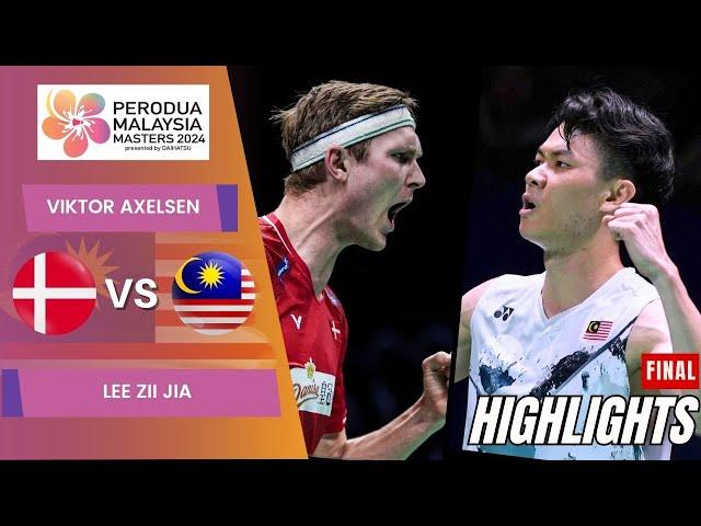 Viktor Axelsen (DEN) vs Lee Zii Jia (MAS)  - F | Malaysia Masters 2024
