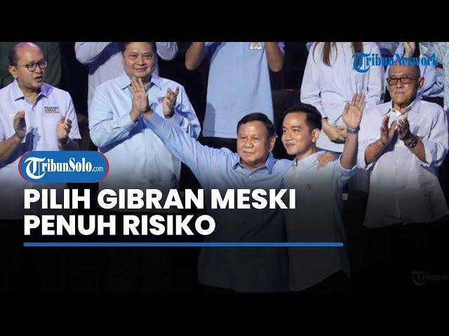 Prabowo Ungkap Alasan Lebih Memilih Gibran Ketimbang Tokoh Lain, Akui Memilih dengan Penuh Risiko