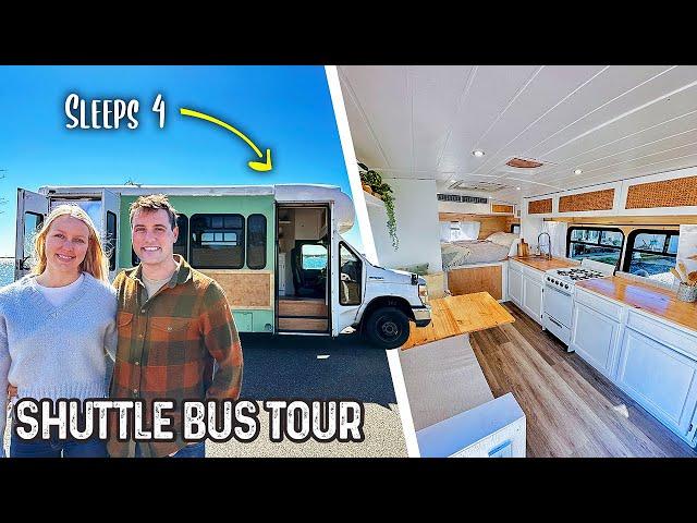 STUNNING Bus Conversion is a Tiny Home Camper on Wheels