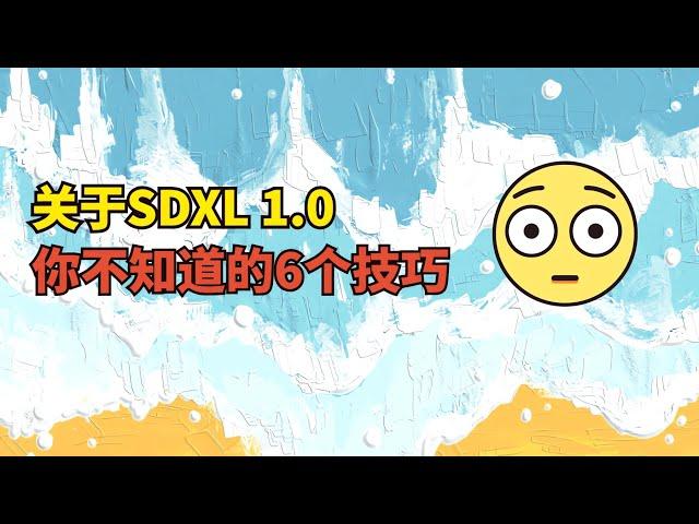 【AI绘画】这几个技巧让你的SDXL变王炸