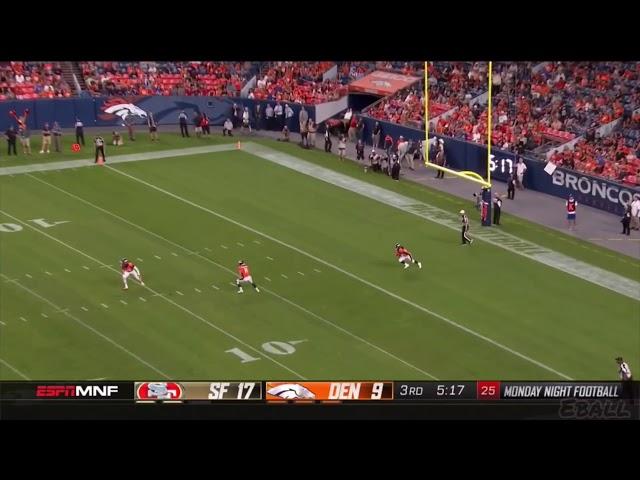 49ers kicker makes HUGE tackle on kick return