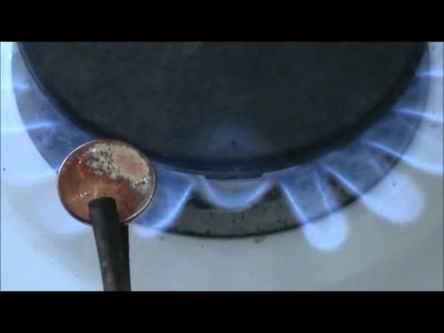 Melting Penny to Obtain Zinc