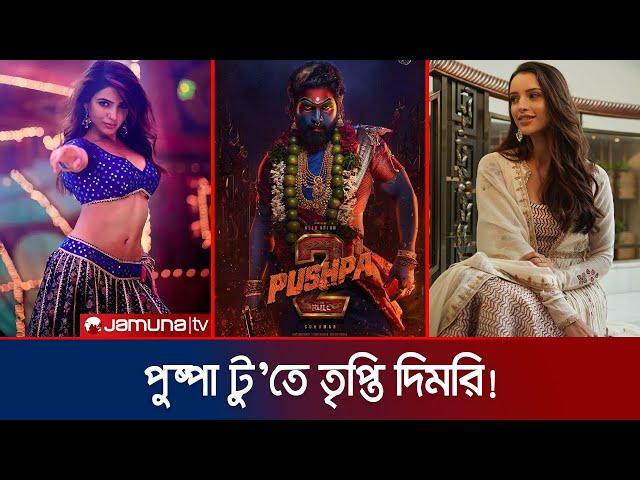 এবার 'পুষ্পা: দ্য রুল'র আইটেম গানে নাচবেন তৃপ্তি দিমরি! | Pushpa:The Rule | Tripti Dimri | Jamuna TV