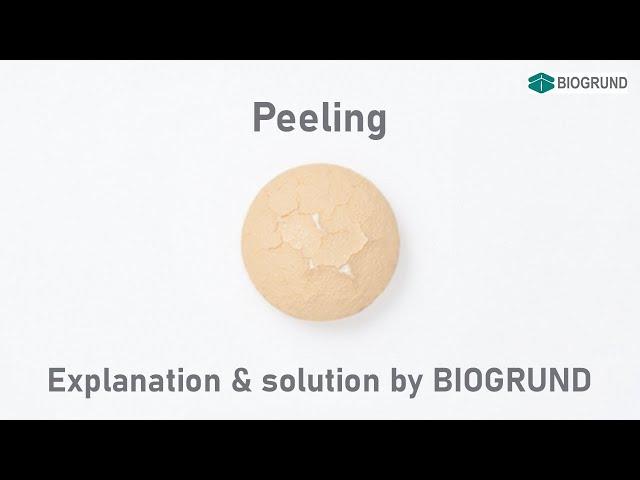 Film Coating Problem: Peeling - explanation & solution | BIOGRUND