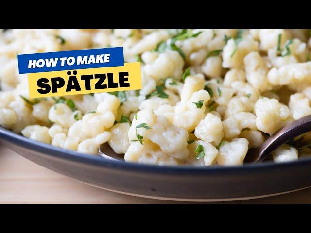 How To Make German Spaetzle or Spätzle From Scratch