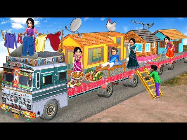 Giant Truck Wooden House Desi Jugad Lorry Yatra Hindi Kahaniya Bedtime Moral Stories Hindi Stories