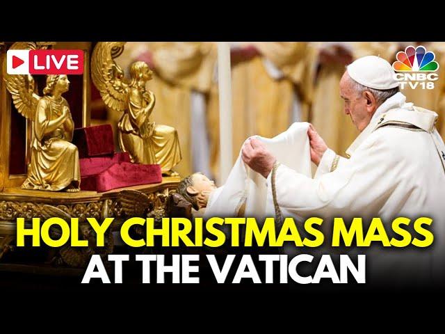 LIVE: Pope Francis Leads Christmas Mass With Opening of Holy Door at Vatican | Jesus Christ | N18G