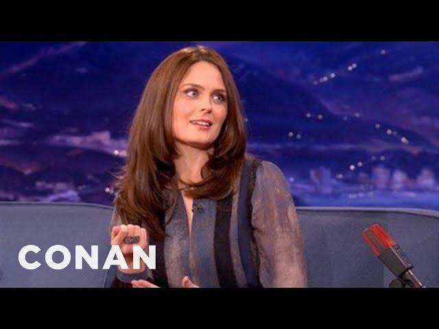 Emily Deschanel's Adventures At Hippy High School | CONAN on TBS