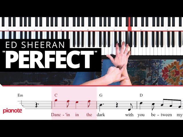 How To Play "Perfect" by Ed Sheeran (Beginner Piano Tutorial)