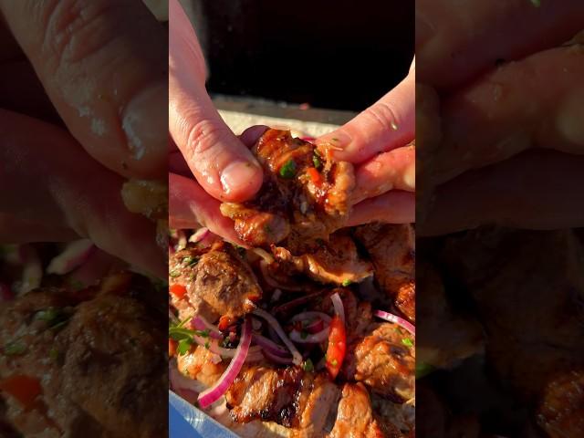 Сочный шашлык из свинины
