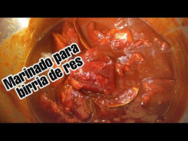 Cómo MARINAR CARNE para BIRRIA de RES?? Fácil y rica