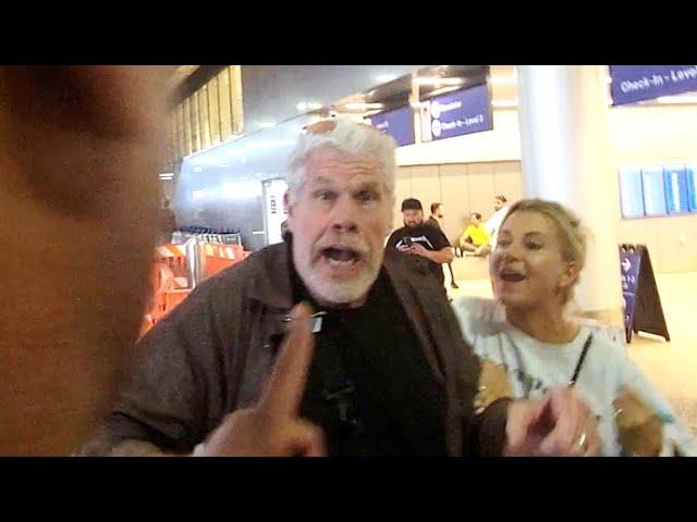 Ron Perlman Aggressively Confronts Videographer After Being Spotted In A Wheelchair