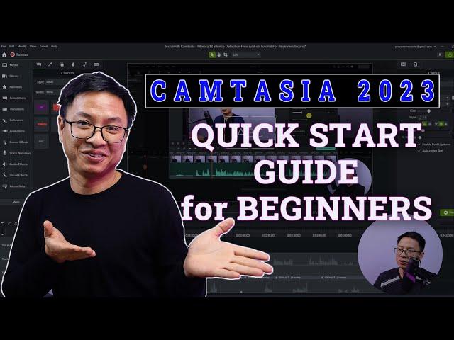 Camtasia Quick Start Guide for Beginners 2023