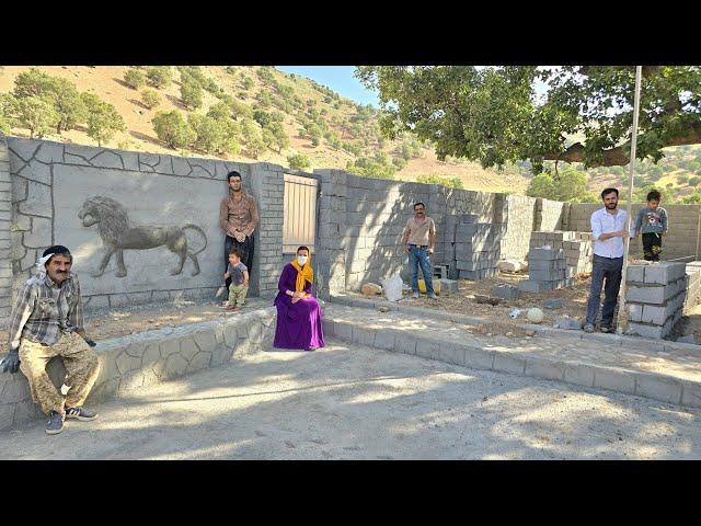 Lion relief: the beginning of the construction of a new room for Nargis children