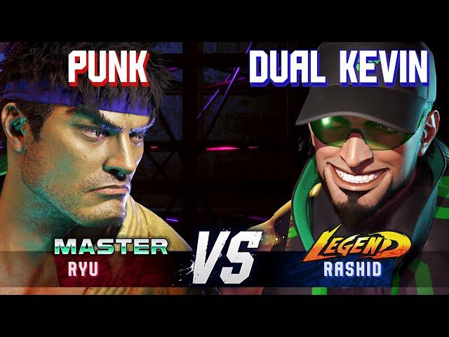 SF6 ▰ PUNK (Ryu) vs DUAL KEVIN (Rashid) ▰ High Level Gameplay