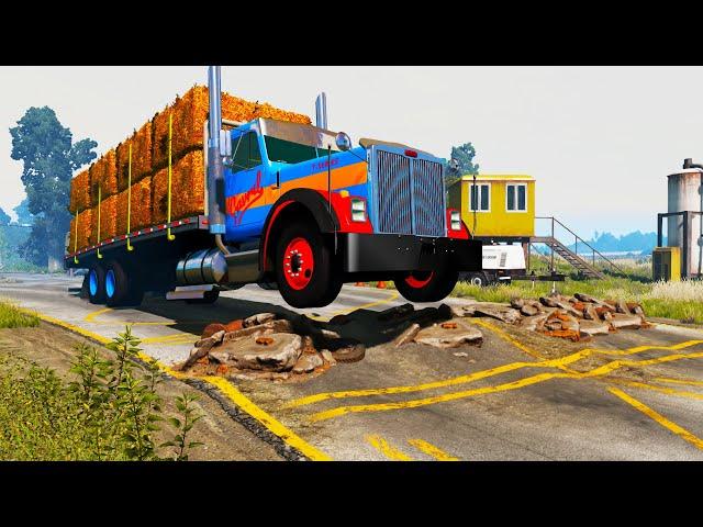 Weird Speed Bumps vs Cars #7 | BeamNG DRIVE