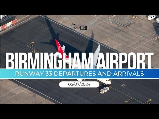 Aero TV / Live at Birmingham Airport 05Jul24 #livestream #airportlive  #aviation #live