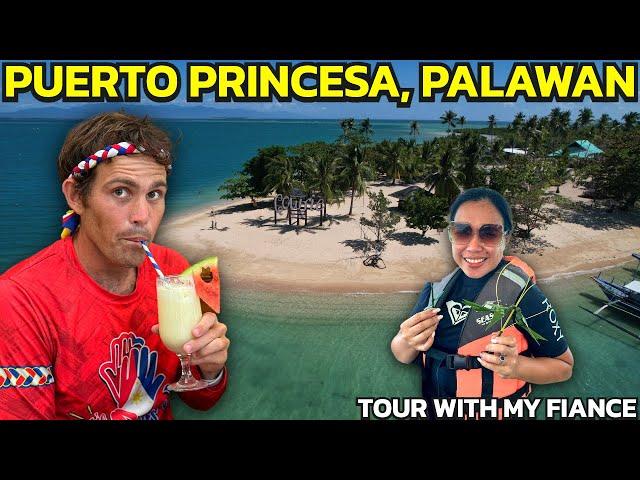 PUERTO PRINCESA PALAWAN! Island Hopping Tour Guide Experience (Becoming Filipino)