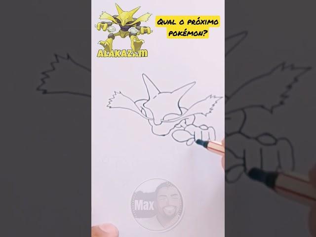 Como desenhar o Alakazam #comodesenhar #howtodraw #easytodraw #pokemon #shorts