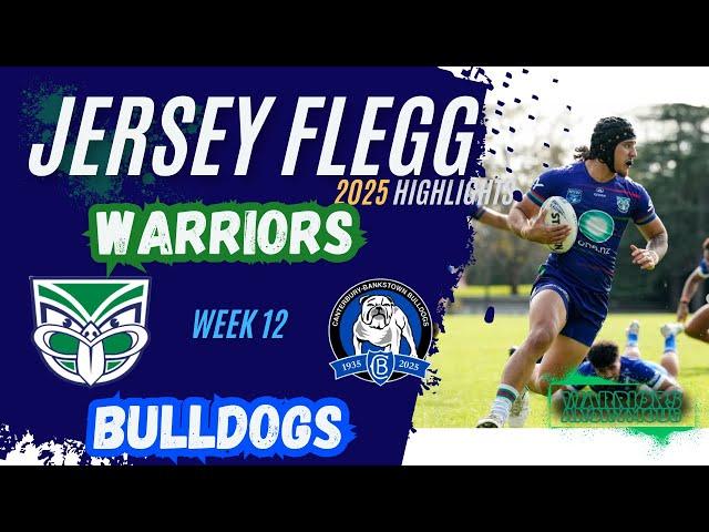 NZ Warriors v Bulldogs | Jersey Flegg 2025 | HIGHLIGHTS