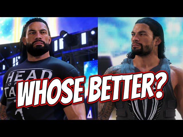 WWE 2k22 patch 1.19 Hidden BIG DOG Roman Reigns vs Tribal Chief | Whose better??