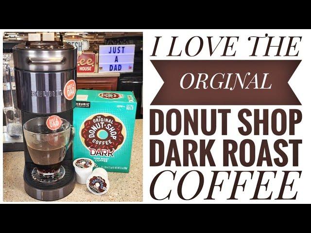 Taste Test The Original Donut Shop Dark Roast Coffee K-Cup Brewed in Keurig K-Supreme Plus Maker
