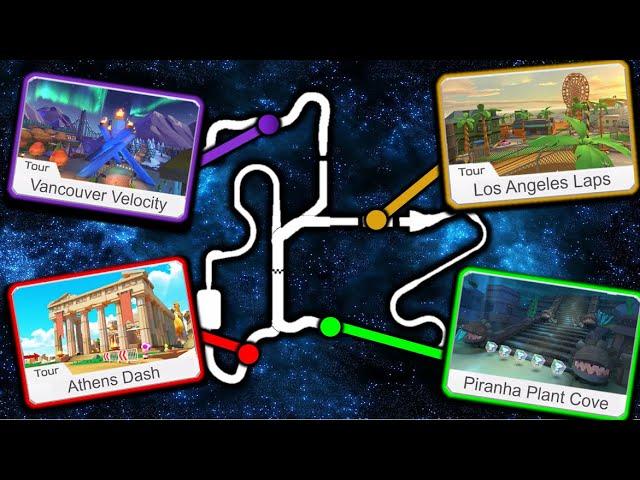 Predicting the ROUTES for Vancouver, LA, Athens, & Piranha Plant Cove in Mario Kart 8 Deluxe!