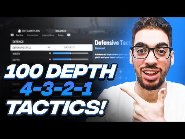 THE BEST 4321 CUSTOM TACTICS I'VE USED ALL YEAR! | 100 DEPTH | FC 24 ULTIMATE TEAM