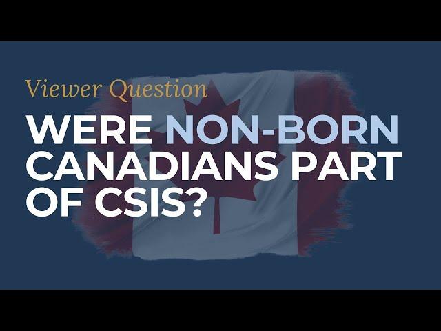Are there new Canadians working at CSIS?