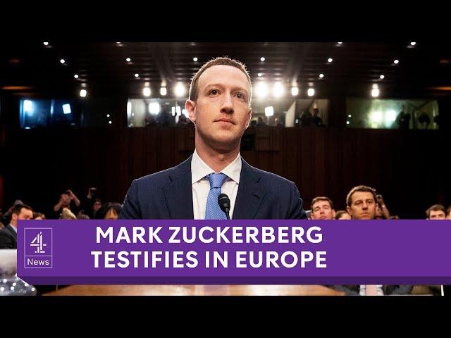 Mark Zuckerberg grilled by EU parliament over Facebook data scandal