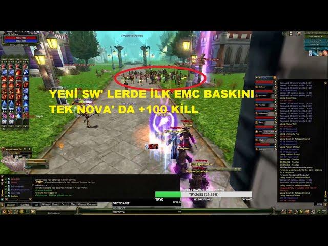 Yeni Sw' lerin İlk Savaşında Mageler' den Np Show | İlk Emc Baskını Tek Sayfa 5 K NP | Knight Online