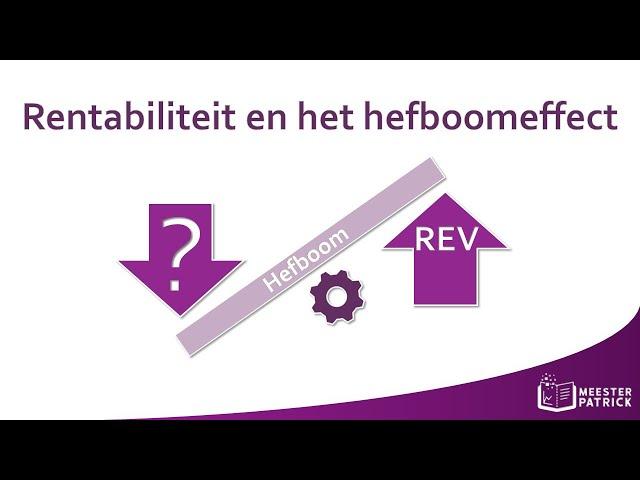 Rentabiliteit en het Hefboomeffect | Bedrijfseconomie