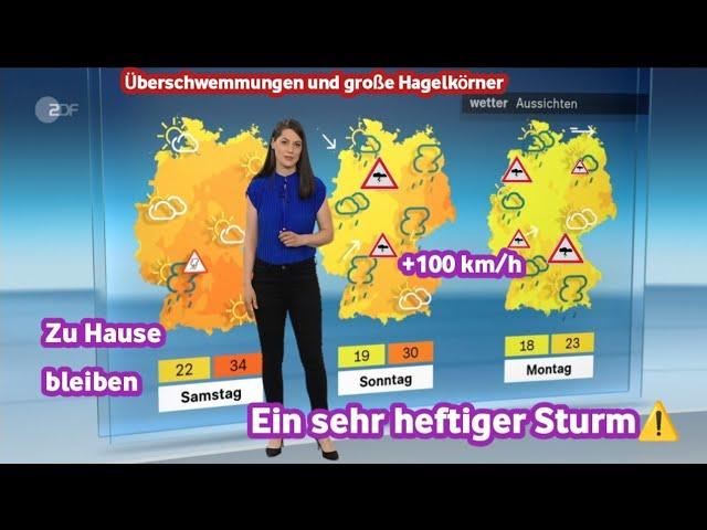 Der Sturm rückt näher und wird in wenigen Stunden heftig über Deutschland hinwegfegen