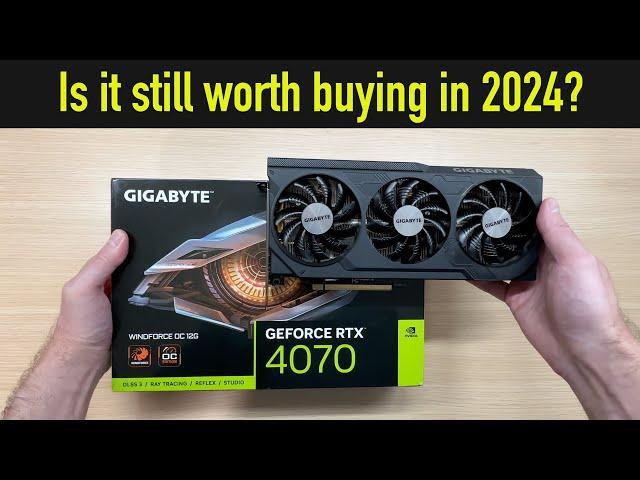 Is the GIGABYTE RTX 4070 WINDFORCE OC still worth buying in 2024? [Review]