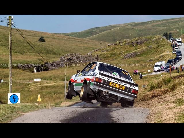 ERC Rali Ceredigion 2024 - FLAT OUT RALLY ACTION - Full Sound - 4k