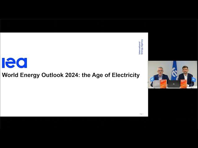 Webinar: World Energy Outlook 2024 -  the Age of Electricity