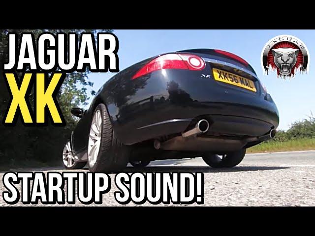 Jaguar XK Coupe - Startup Exhaust Sound!