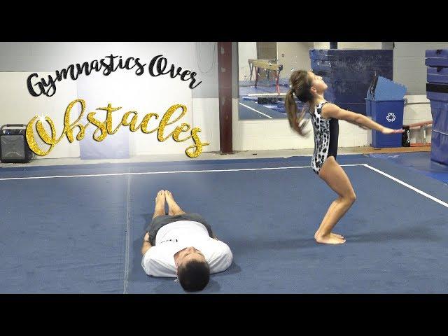 Gymnastics Over Obstacles Challenge| Leah SGG