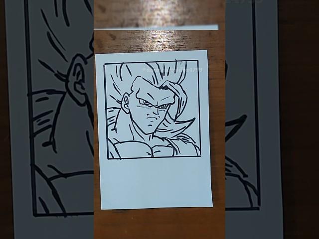 Super saiyan 3#dbz #drawing #artwork #youtubedrawing #support #foryou #sketching #shorts #creativity